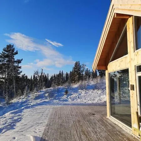 Stor Og Moderne Hytte Med Panoramautsikt Dom wakacyjny *