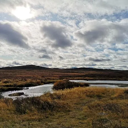 Stor Og Moderne Hytte Med Panoramautsikt Liagardane