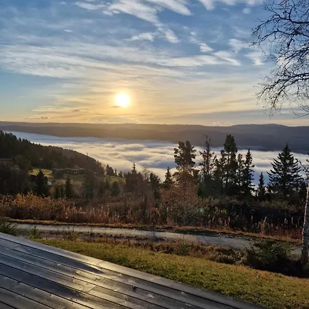 Stor Og Moderne Hytte Med Panoramautsikt Dom wakacyjny *