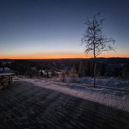 Stor Og Moderne Hytte Med Panoramautsikt Dom wakacyjny Liagardane